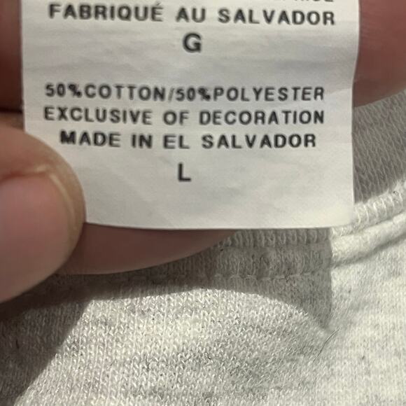 Powercycle Milwaukee Women Large Champion Gray Long Sleeve Sweatshirt - Picture 3 of 6